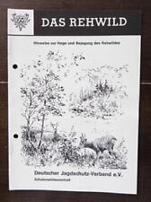 Deutscher Jagdschutzverband  Heft  Das Rehwild