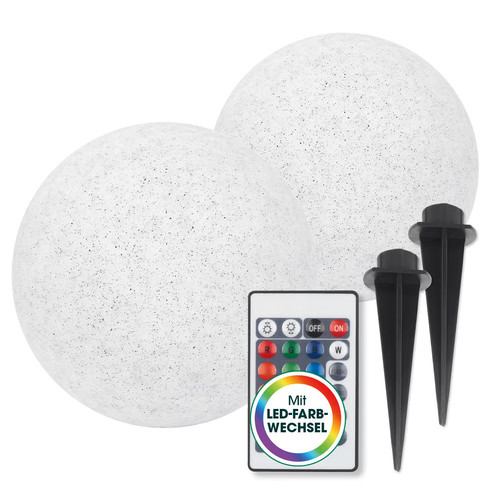 Easymaxx solar leuchte 2er set - solar,