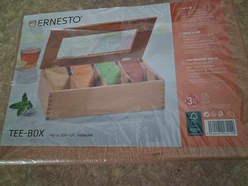 Tee box neu - box, optik