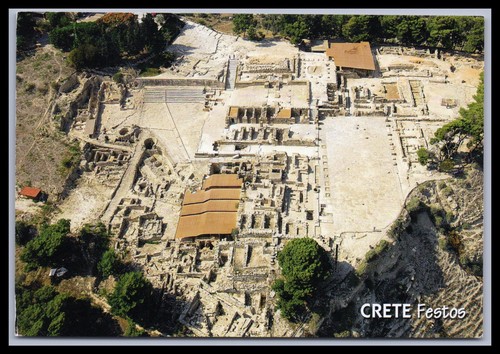 Ansichtskarte kreta festos - kreta, /