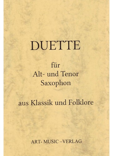 Duette für saxophon - alt, &