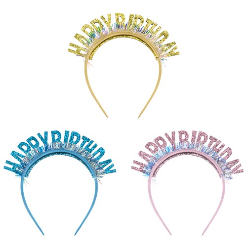 Haarreifen happy birthday - happy,
