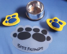 Build a Bear : Fressnapf, 2 Bürsten ,Untersetzer Best Friends