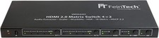 HDMI Matrix Switch 4x2 FeinTech VMS04201 – 4K UHD, HDR, Audio Extractor