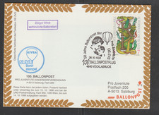 Ballonpostflug - Pro Juventute