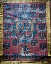 Thangka (Buddha Tibet Asiatika thanka painting) Nepal Alt Antiqe China