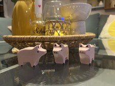 Drei kleine Schweinchen passend zu Ostheimer Holztiger Holztiere