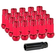 Lug Nuts Stahl Radmuttern Rot