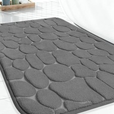 Steinmuster Badematte stilvoll