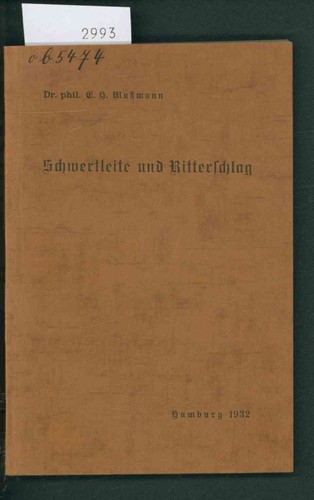 Schwertleite und ritterschlag - schwertleite,