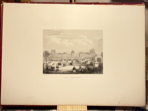 Les tuileries 1860 stahlstich - les,