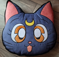 Sailor Moon Offizielles Kissen - Luna - sehr weich - nie genutzt - Neuwertig