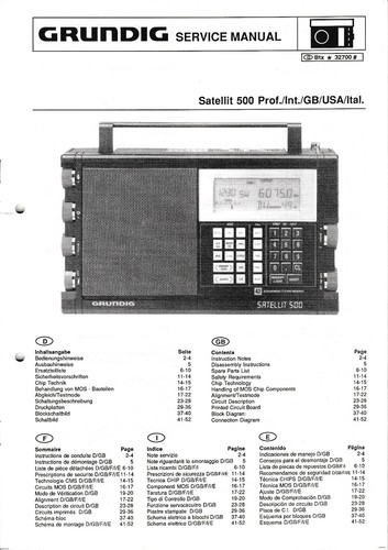 Service manual anleitung - service, für