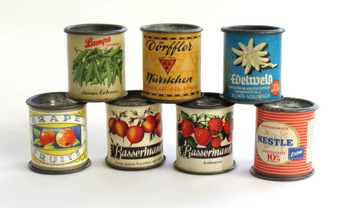 Nostalgie blech dose - 8x,