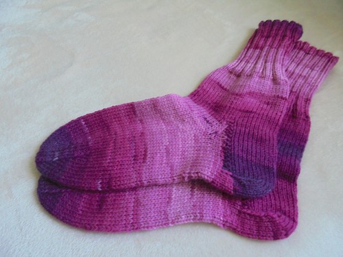 Wollsocken handgestrickt