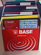 ca. 30bespielte Disketten 5,25 Zoll für Commodore 64 - C64 Spiele in Box  