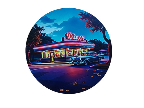 American diner route stil - diner, 66