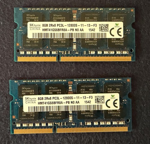 16gb ddr3l ram laptop - (2x8gb),