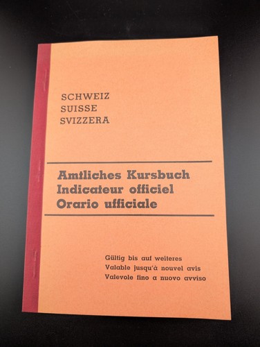 Amtliches kursbuch schweiz - amtliches,
