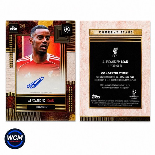 Alexander isak 2025 topps - isak,