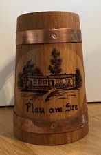 Holzkrug - Plau am See - Krug - mit Beschlägen - Bierkrug