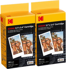KODAK 60Er Packung, Fotopapier, 54X86 Mm, Patronen, All-In-One Papier- Und Farbb
