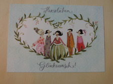 1x Postkarten Herzlichen