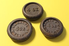 3 x 4 OZ alte Gewichte für