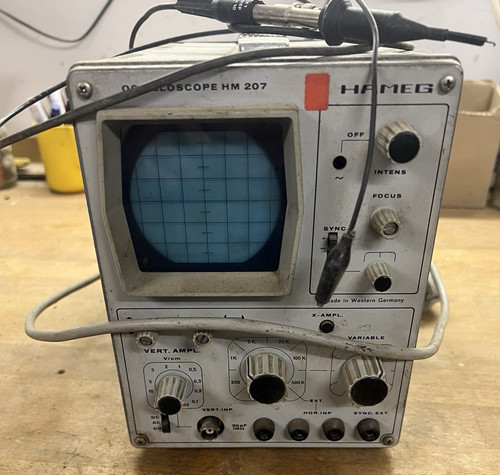 Hameg 207 oszilloskop scope - hm,