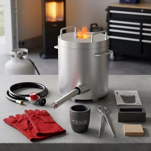 Gas schmelzofen kit 1350 - gas, kg