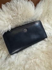 Bogner Geldbörse geldbeutel schwarz leder Portemonnaie