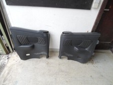 Ledertürpappen Opel Astra G Cabrio Schwarz Türverkleidungen Leder hinten