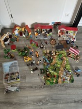 Playmobil Konvolut - Kindergarten, Spielplatz, Bauernhof, Einkaufsladen und mehr