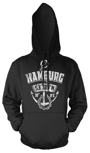Hamburg anker kapuzenpullover - hamburg,