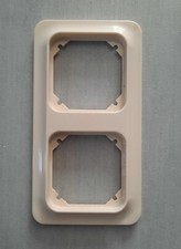 Merten 3972 74 Atelier M1 2-fach Rahmen Schalter Steckdosen cremeweiß Weiß