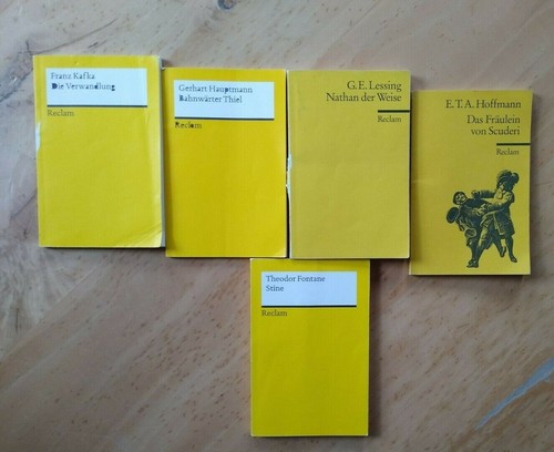 Reclam lektüren verschiedene - reclam, lektüren,