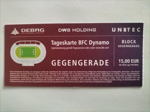 Sammler ticket bfc - ticket,