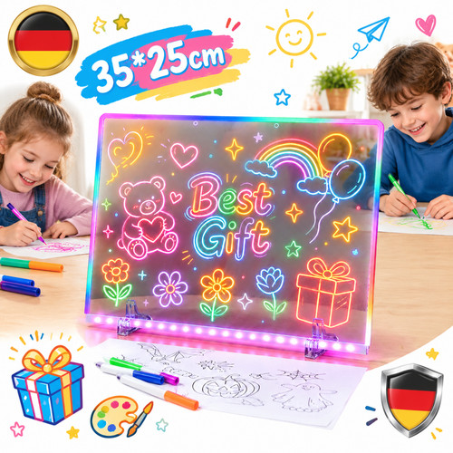 Led zeichentafel leuchtend - leuchtend, 8