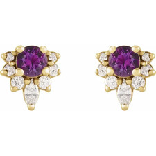 Ohrringe 14 Karat Gold mit