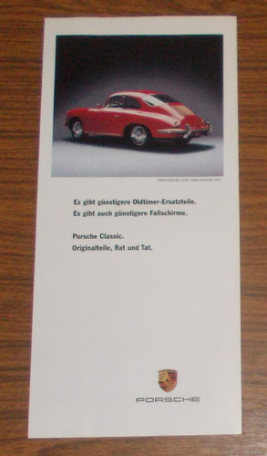 Seltene werbung porsche - seltene,