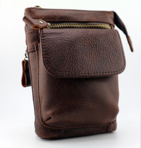 Braune echtleder outdoor - braune,