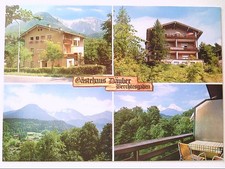 AK. Gästehaus " Däuber ". Berchtesgarden. Mehrbildkarte mit 4 Abb.