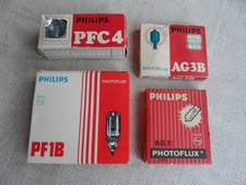 Konvolut - PHILIPS PHOTOFLUX - PF1B PFC4 AG3B AG1 -Blitzbirnen Blitzwürfel - D2