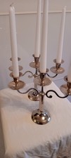 2 Stück Kerzenleuchter Metall 3 Armig
