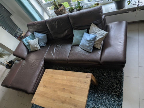 Echtleder sofa schillig - w.,