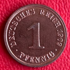 Pfennig 1909 - 1, a