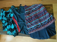 BADEANZUG 42 44 SET 3 STÜCK ADIDAS BLAU NEU FLORAL BUNT