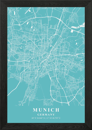 München strand flugzeug - münchen, karte