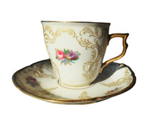 Rosenthal Sanssouci Diplomat Kaffeetasse mit Untertasse ca. 6,5 x 7,3 cm