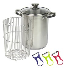 Edelstahl spargeltopf mit - spargeltopf,